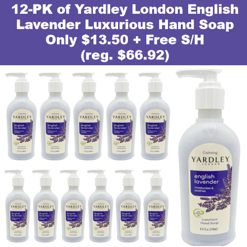 yardley hand soap deal