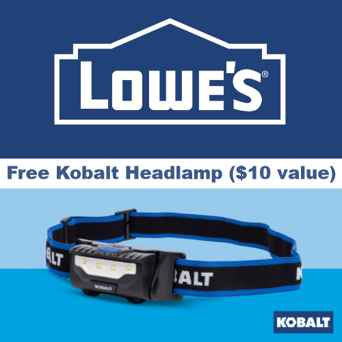 lowes free kobalt headlamp
