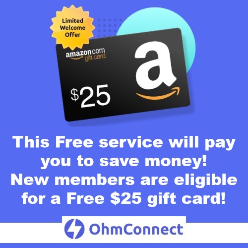 OhmConnect free gift card offer