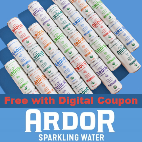 Free Ardor Sparkling Water