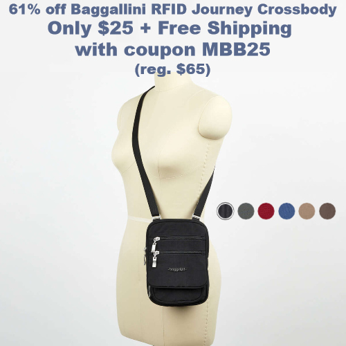 Baggallini RFID Journey Crossbody Bag