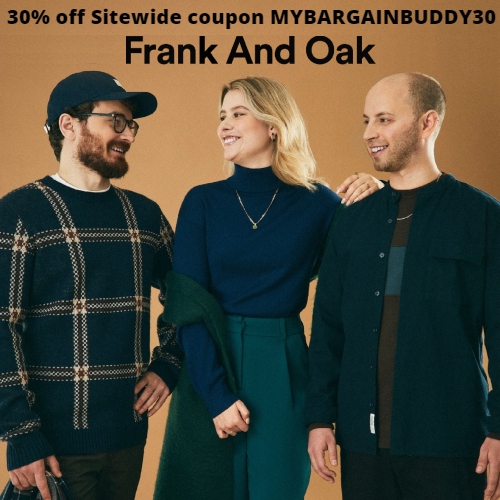 Frank And Oak Coupon