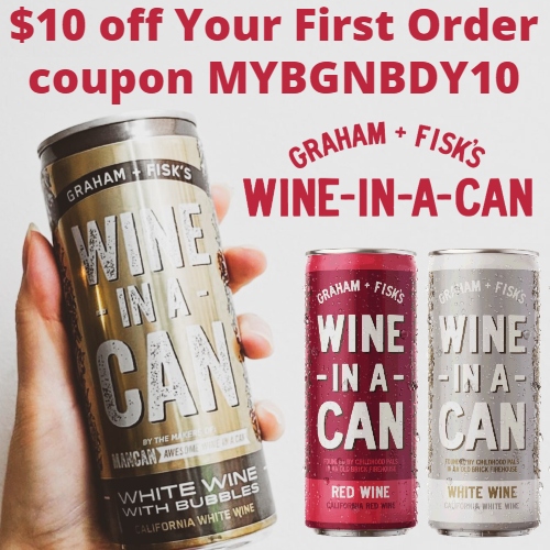 Graham + Fisk's Wine-In-A-Can Coupon
