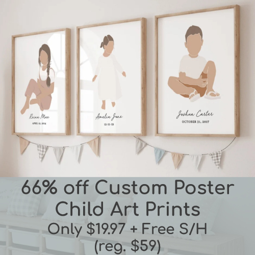 Custom Poster Child Art Prints