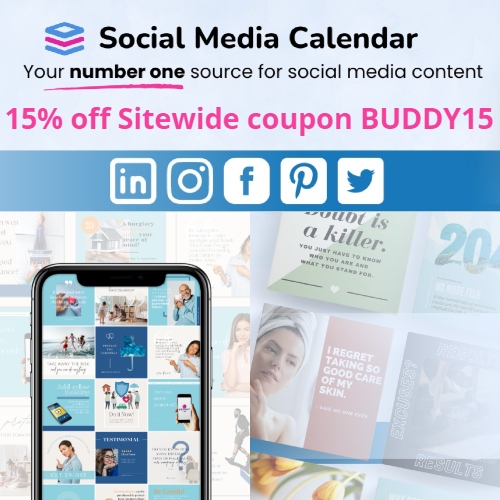 Social Media Calendar Coupon