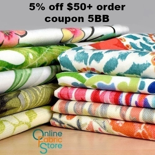 Online Fabric Store Coupon