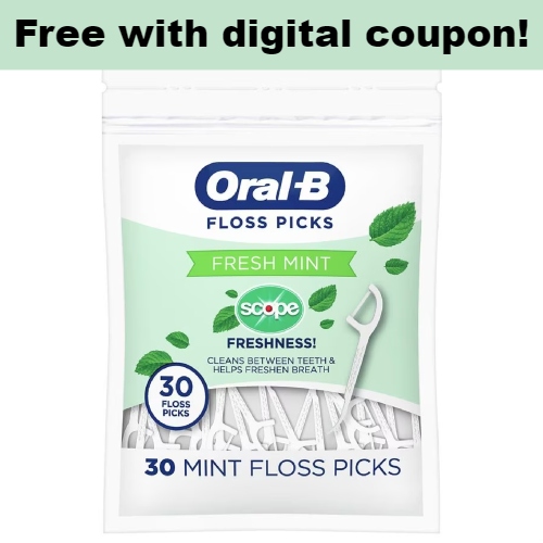 Oral-B Burst of Scope Floss Picks