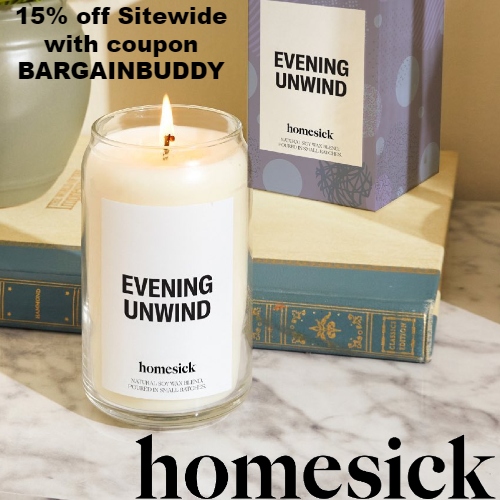 homesick candles coupon