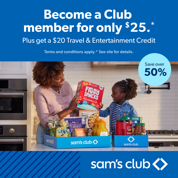 Sam's Club memberships: Save 50% and save on holiday gifts now