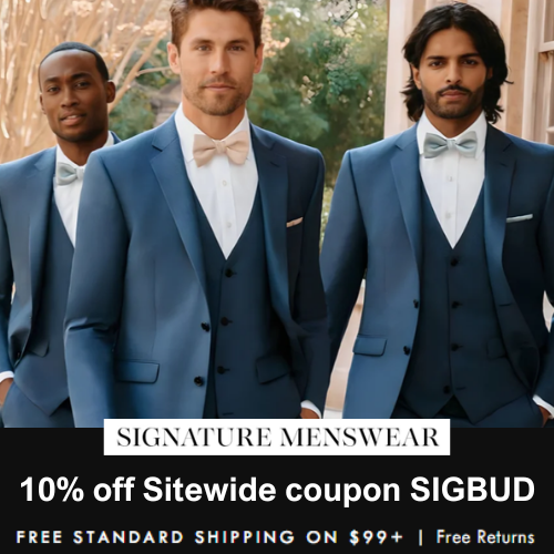 signature menswear coupon