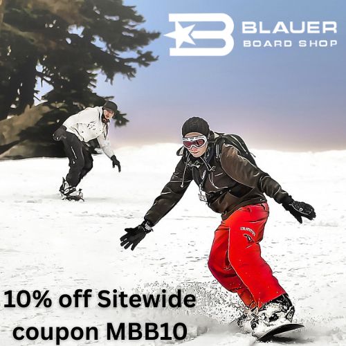 10% off at blauer board shop with coupon MBB10