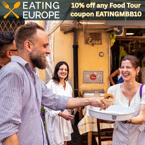 10% off any Eating Europe food tour with coupon EATINGMBB10