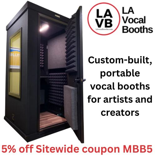 5% off at LA Vocal Booths with coupon MBB5