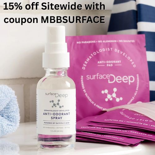 15% off at Surface Deep with coupon MBBSURFACE