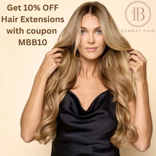 Get 10% off Hair Extensions at Bombay Hair with coupon MBB10