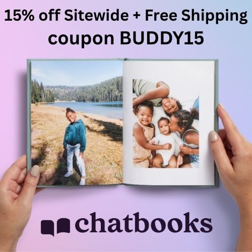 15% off at Chatbooks with coupon BUDDY15