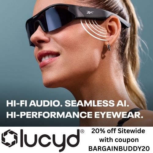 Get 20% off at Lucyd with coupon BARGAINBUDDY20