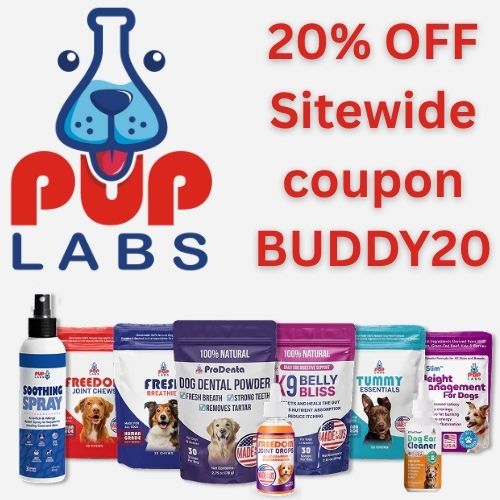 Get 20% off at Pup Labs with coupon BUDDY20