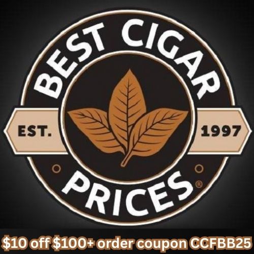 Get $10 off $100 or more at Best Cigar Prices with coupon CCFBB25