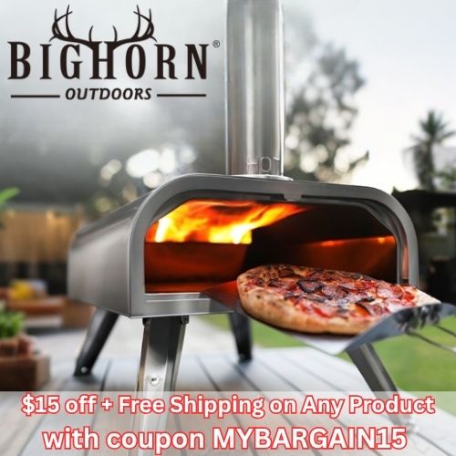 Get $15 off any product at Big Horn Outdoors with coupon MYBARGAIN15
