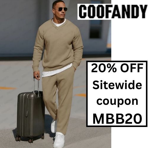 Get 20% off Sitewide at COOFANDY with coupon MBB20
