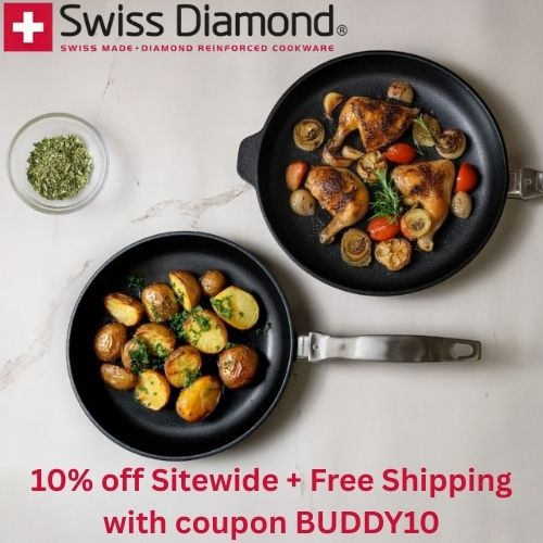 Get 10% off your order at Swiss Diamond with coupon BUDDY10