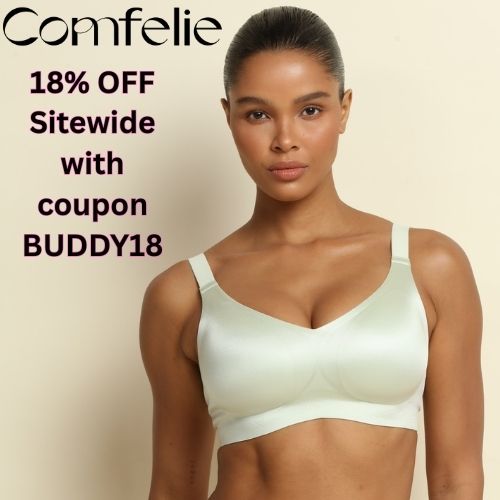 Get 18% off any order at Comfelie with coupon BUDDY18