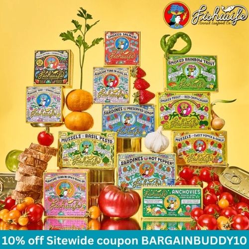 Get 10% off any order at Fishwife with coupon BARGAINBUDDY10