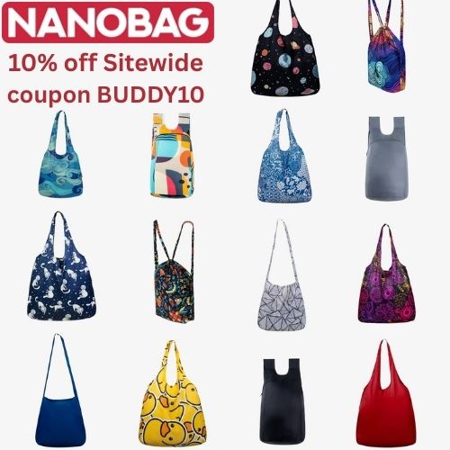 Get 10% off any order at Nanobag with coupon BUDDY10