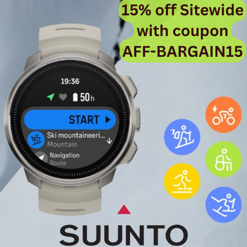 Get 15% off Your Order at Suunto with Coupon AFF-BARGAIN15