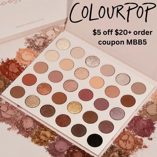 Get $5 off $20 or more at ColourPop with coupon MBB5