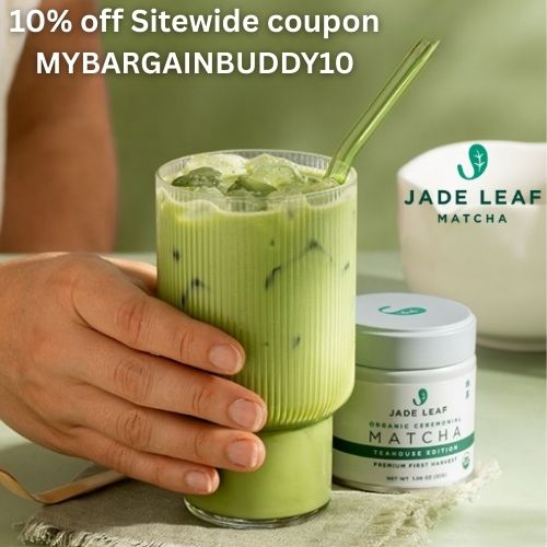 Get 10% off Sitewide at Jade Leaf Matcha with coupon MYBARGAINBUDDY10