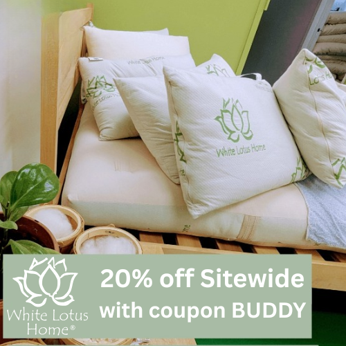 20% off Sitewide at White Lotus Home with coupon BUDDY