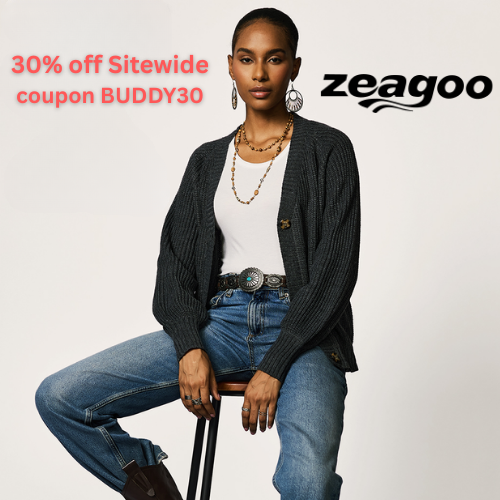 Zeagoo Coupon : 30% off Sitewide code BUDDY30
