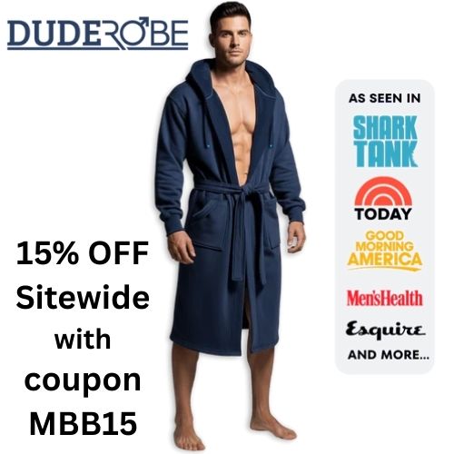Get 15% off Sitewide at DudeRobe with coupon MBB15