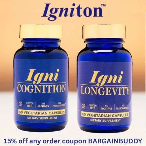 Get 15% off any Igniton order with coupon BARGAINBUDDY