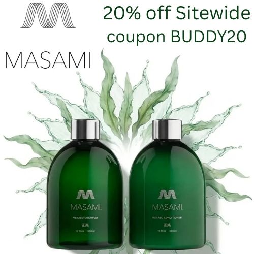 Get 20% off Sitewide at MASAMI with coupon BUDDY20