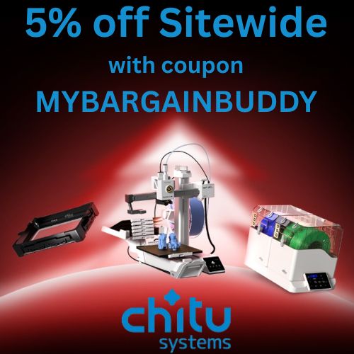 Chitu Systems Coupon : 5% off Sitewide code MYBARGAINBUDDY