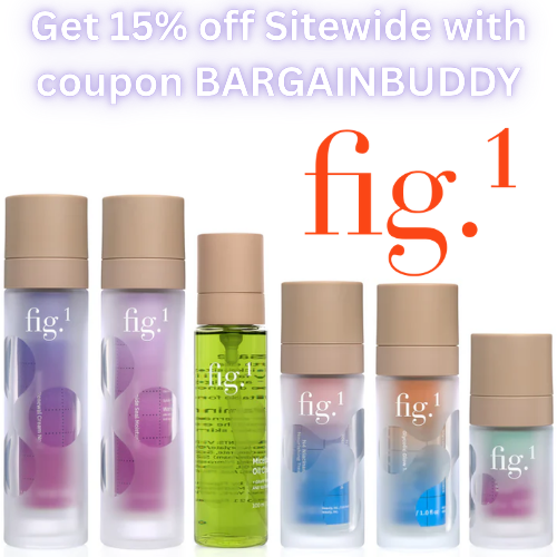 Get 15% off at Fig.1 with coupon BARGAINBUDDY
