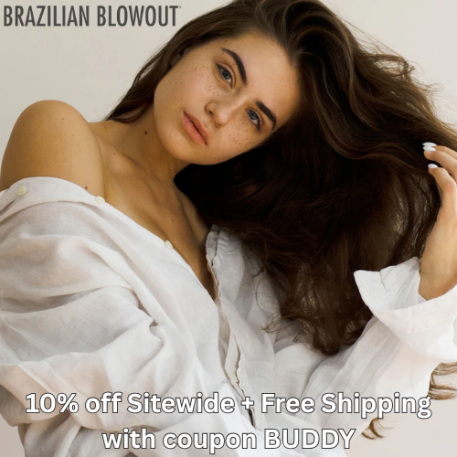 Get 10% off Sitewide + Free Shipping at Brazilian Blowout with coupon BUDDY