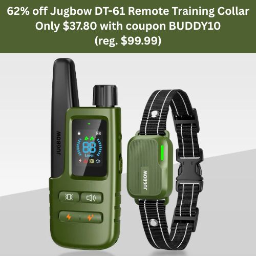 10% off Jugbow DT-61 Remote Training Collar with coupon BUDDY10