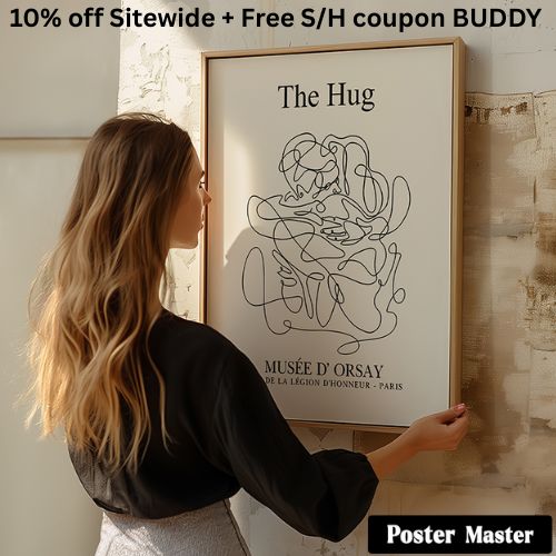 Get 10% off + Free Shipping at Poster Master with coupon BUDDY