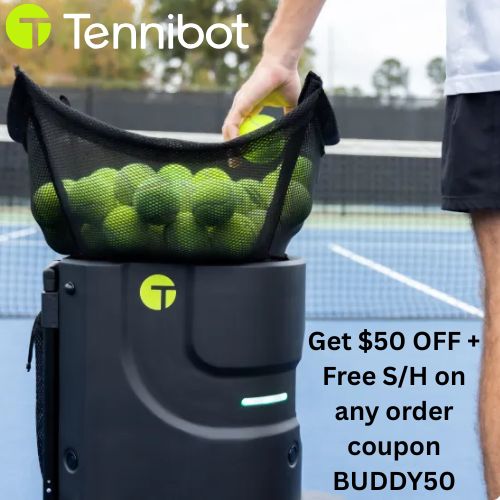 Get $50 off + Free Shipping on any order at Tennibot with coupon BUDDY50