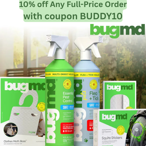 Get 10% off any full-price order at bugMD with coupon BUDDY10