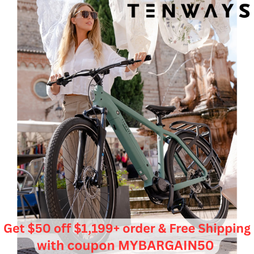 Get $50 off $1,199+ order and Free S/H at TENWAYS with coupon MYBARGAIN50